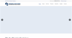 Desktop Screenshot of premier-container.com